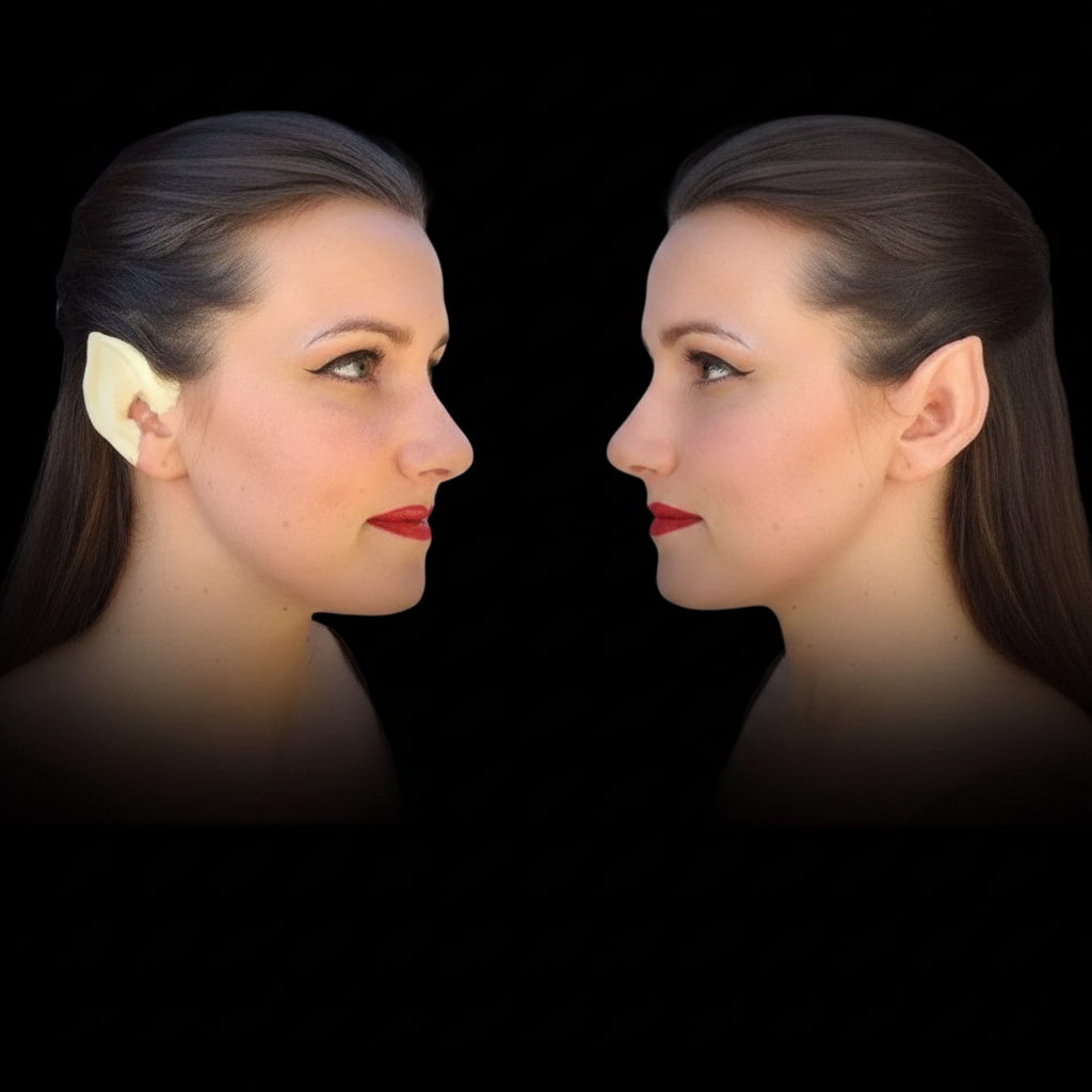 Small foam latex prosthetic ears