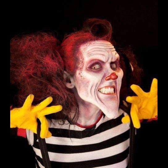 Clown Foam Latex Prosthetic Appliance.