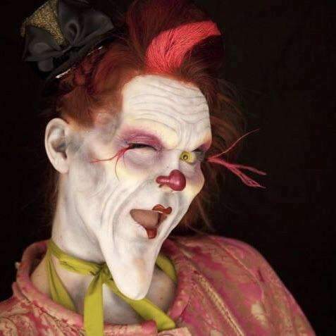 Clown Foam Latex Prosthetic Appliance.