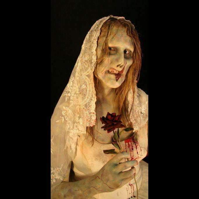 D.K. Zombie Foam Latex Prosthetic Appliance.