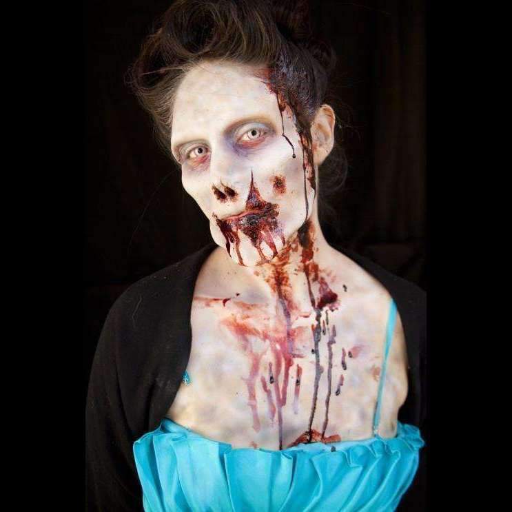 D.K. Zombie Foam Latex Prosthetic Appliance.