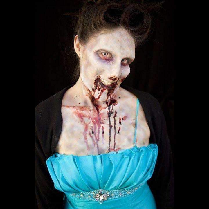 D.K. Zombie Foam Latex Prosthetic Appliance.