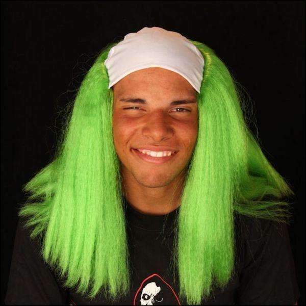 The Scream Team Green Clown Wig | Deluxe Halloween Wig