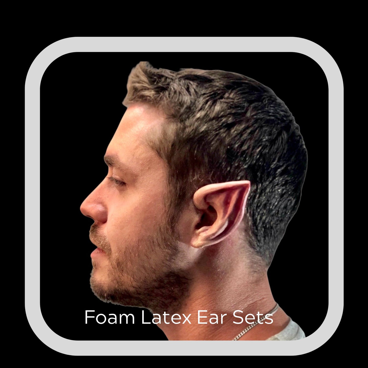 Large Foam Latex Ear Set by The Scream Team 