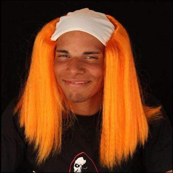 Orange Cosplay or Clown Wig - Custom Wig Company