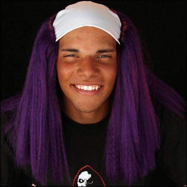 The Scream Team Purple Clown Wig |  Deluxe Halloween Wig